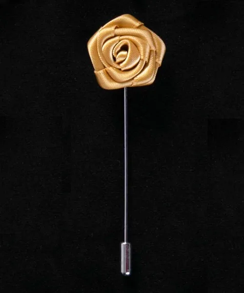 No.10 lapel pin 19 цветов, брошь для костюма, булавки, броши для мужчин, для свадьбы, ручная работа, лента, цветок розы, на лацкане, брошь на кнопке, палочка, цветок, Мужская брошь - Окраска металла: No.10 lapel pin