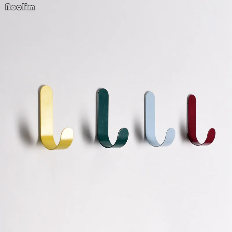 Скандинавские железные настенные крючки для полотенец вешалки халатов хранения