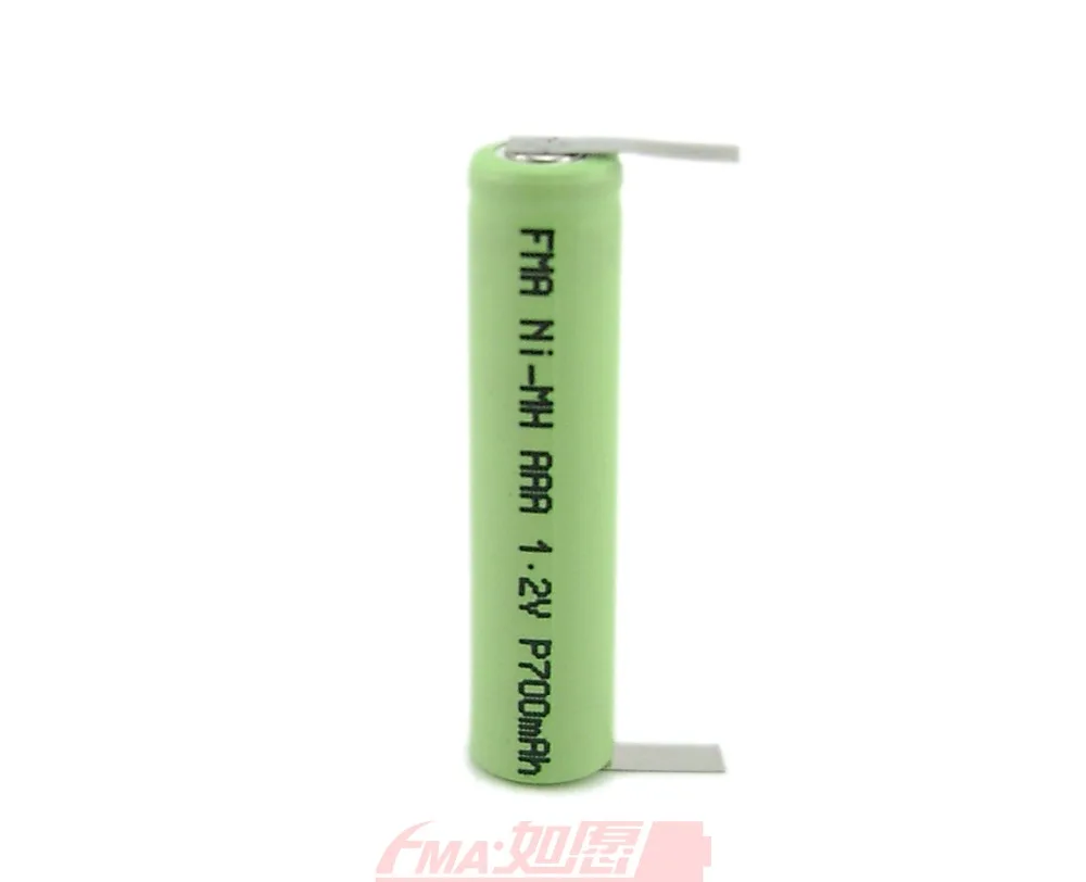 Ni MH AAA 1 2 V 700mAh аккумуляторная батарея DIY для бритвы Бритва зубная щетка