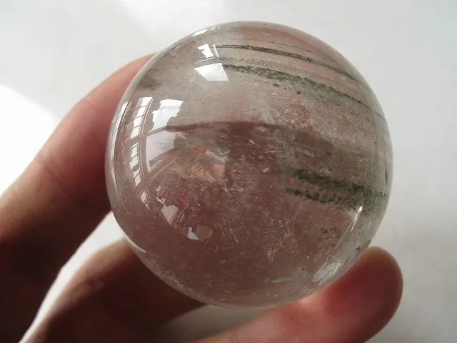 Натуральный прозрачный кварц радуга шар Хрустальная Сфера оздоровление 42 г +