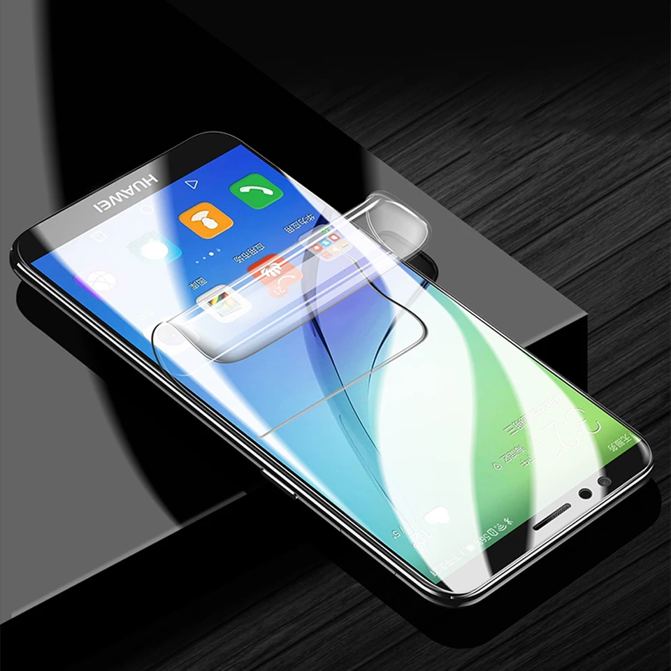 3D изогнутая мягкая защитная пленка для экрана Huawei Mate 10 Pro P20 Lite P8 P9 2017 P10 Honor 8 9 на