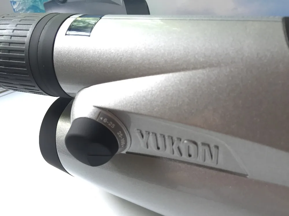 Yukon Зрительная труба наборы 6-100x100 диапазон Зрительная труба и Настольный Штатив 100x увеличение птица Зрительная труба