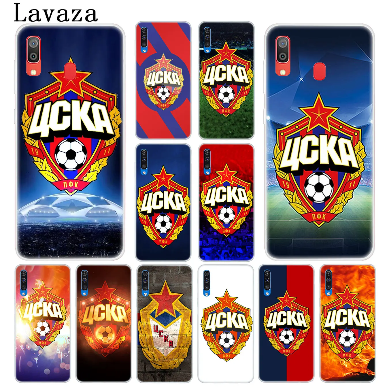 Lavaza России PFC ЦСКА Твердый чехол для телефона с лого чехол для телефона для samsung Galaxy A20E M40 M30 M20 M10 A10 A20 A30 A40 A50 A60 A70 S крышка