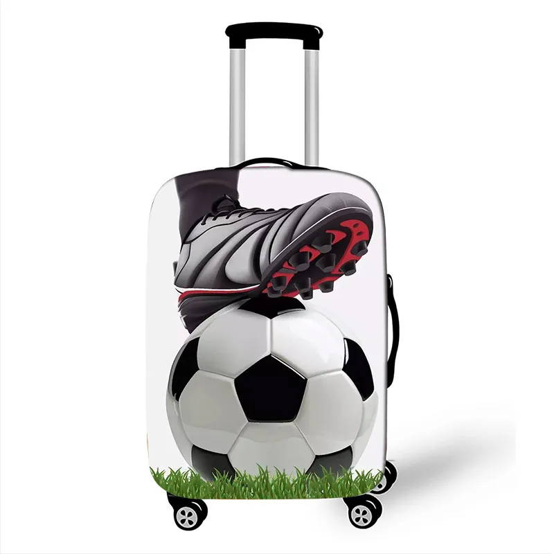 Крутой footbly чемодан защитный чехол для дорожного чемодана Soccerly эластичные тележки для багажа Пыленепроницаемая туристическая принадлежность - Цвет: XT-ZQ11