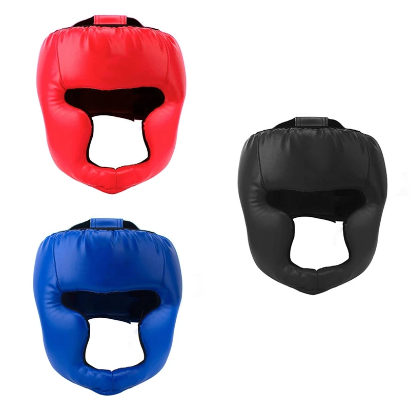 2019 New black boxing training Sanda protective gear helmet enclosed Muay Thai fighting guard head | Спорт и развлечения - Фото №1