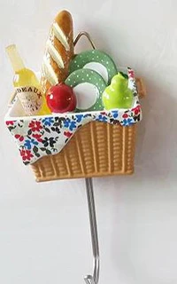 A ORGANBOO 1 шт., домашние декоративные крючки для кухни, милый мультяшный настенный крепкий бесследный настенный крючок, 3 стиля - Цвет: A