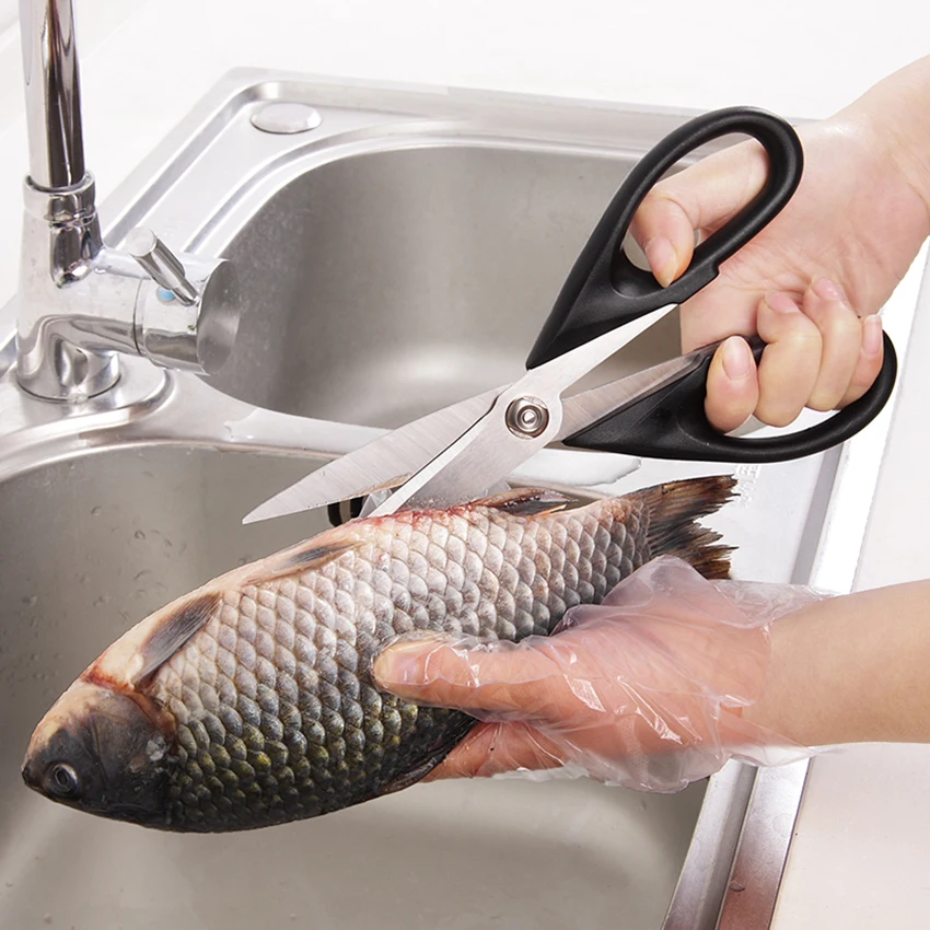 Сверхмощные кухонные ножницы из нержавеющей стали Многофункциональные для трав