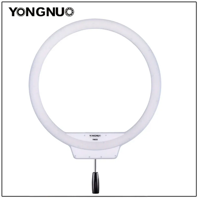 Кольцевой светильник для селфи YongNuo YN608 3200K ~ 5500K двухцветная Температура