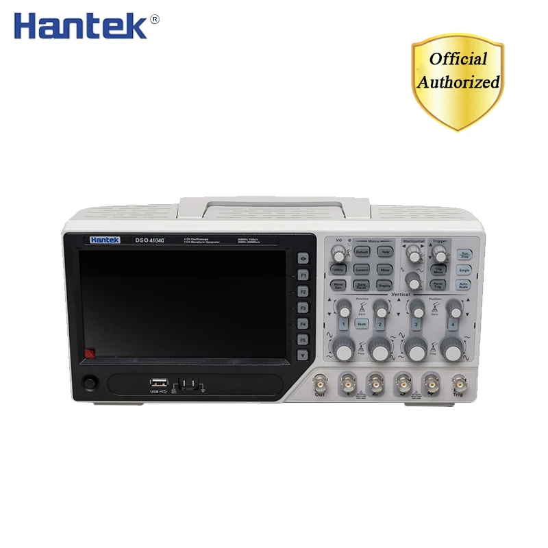 Hantek DSO4104C цифровой осциллограф 4 канала 100 МГц полоса пропускания PC Osciloscopio Portatil ЖК