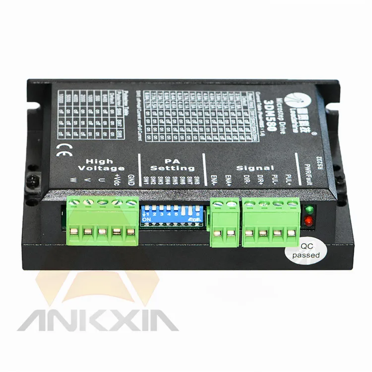Leadshine 3DM580 3 фазы Драйвер шагового двигателя 18 50VDC 1,0 8.0A Nema23 Nema34 для CO2 лазерной резки Гравировальный машины и