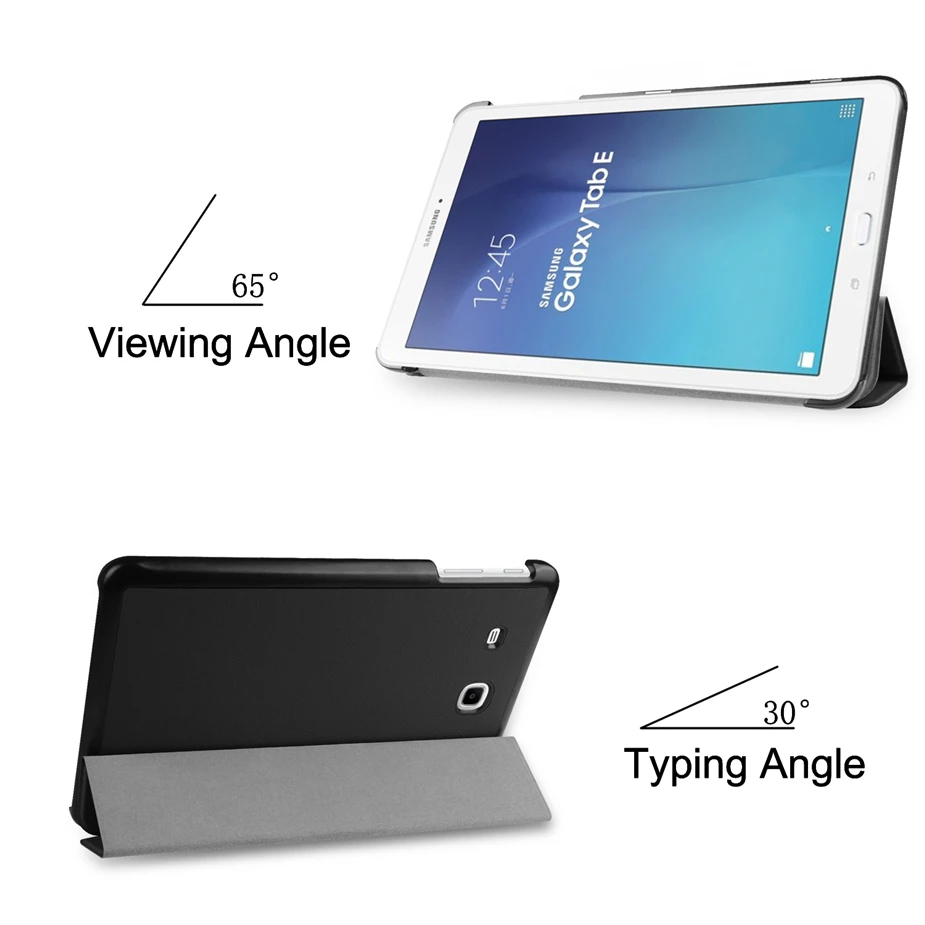Чехол для планшета Samsung Galaxy Tab E 9 6 T560 T561 тонкий складной флип чехол с подставкой из