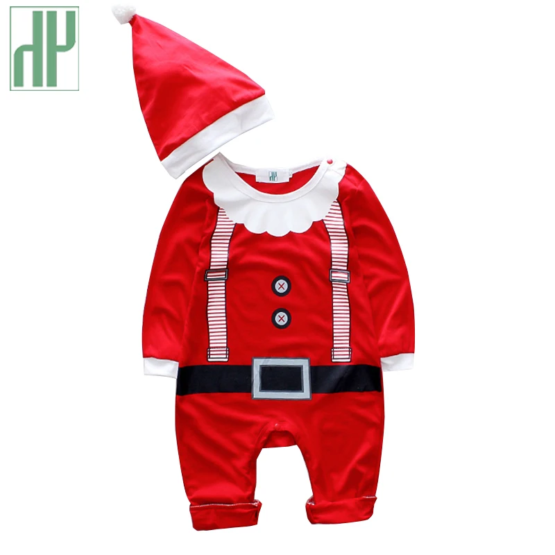 HH детские комбинезоны Новогодние костюмы для мальчиков Санта Клауса Детский