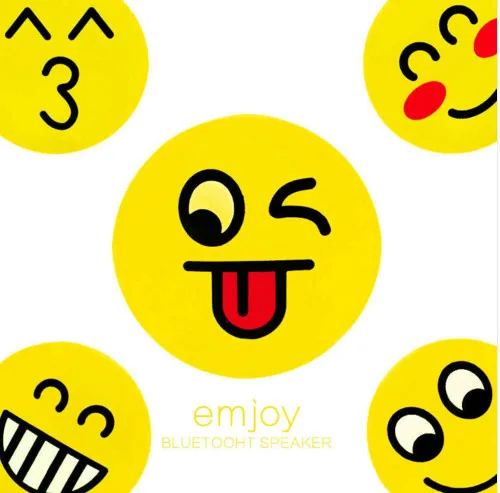 Смайлики Портативный мультфильм стерео Bluetooth Динамик Беспроводной сабвуфер