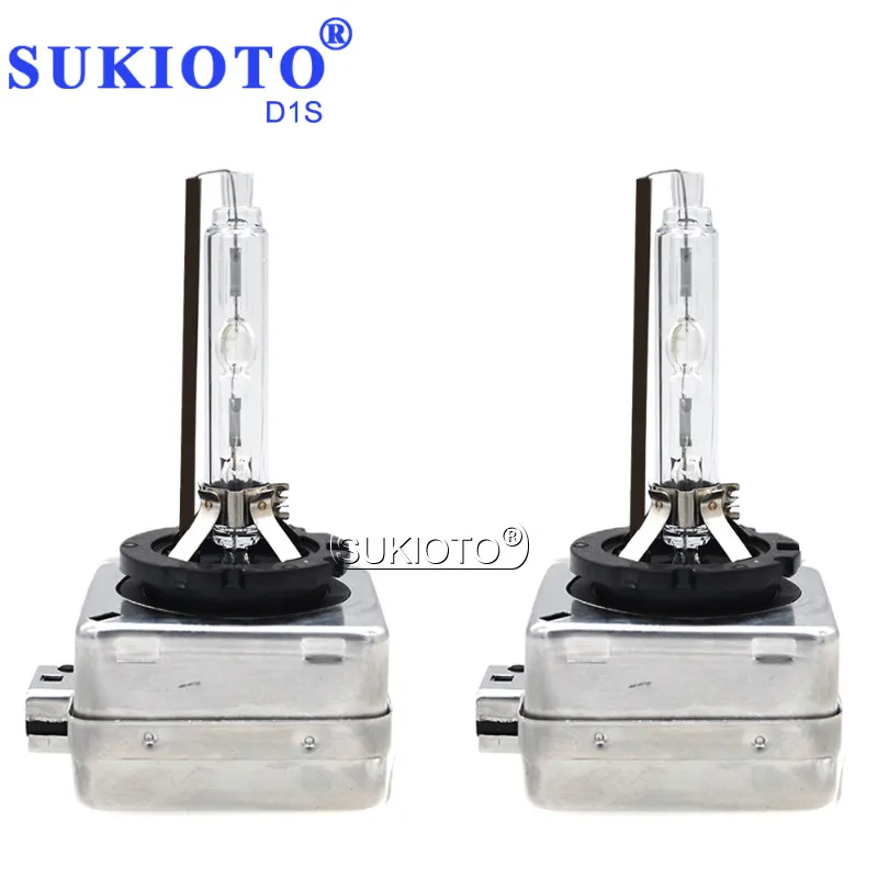 SUKIOTO 35 Вт/55 Вт HID ксеноновая лампа D1S 5000K D2S 6000K D3S 4300K D4S 8000K D2R D4R D1R D2S D1S Биксенон проектор лампа автомобиля hedlights