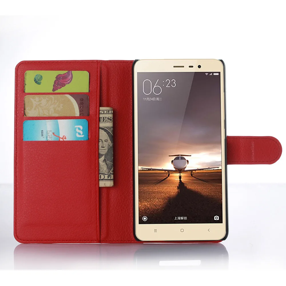 Лидер продаж стильный чехол-кошелек из искусственной кожи для Xiaomi Redmi Note 3 hongmi с