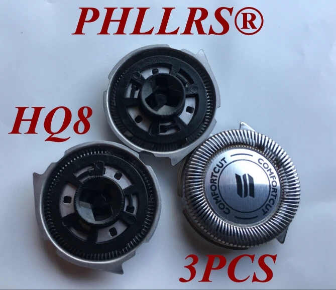 Сменная головка для бритвы PHILIPS HQ8 3 шт. HQ8850 HQ8870 HQ8880 HQ8882 HQ8890 HQ8894 HQ7300 HQ7360 HQ7380