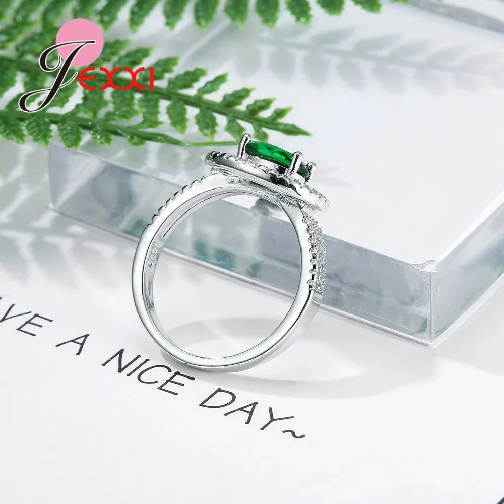 Роскошное кольцо с кристаллом из Кубического циркония AAA + бижутерия подарки