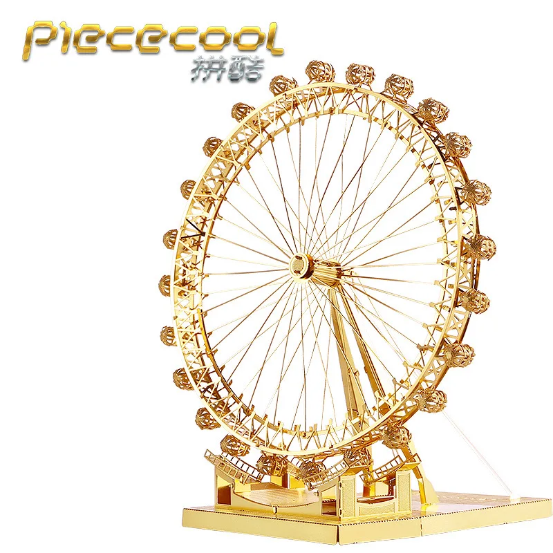 Да Piececool Нотр-Дам де Пари Сиднейский оперный дом Парижская башня светильник 3D металлическая сборка архитектурная модель пазл, детская игрушка