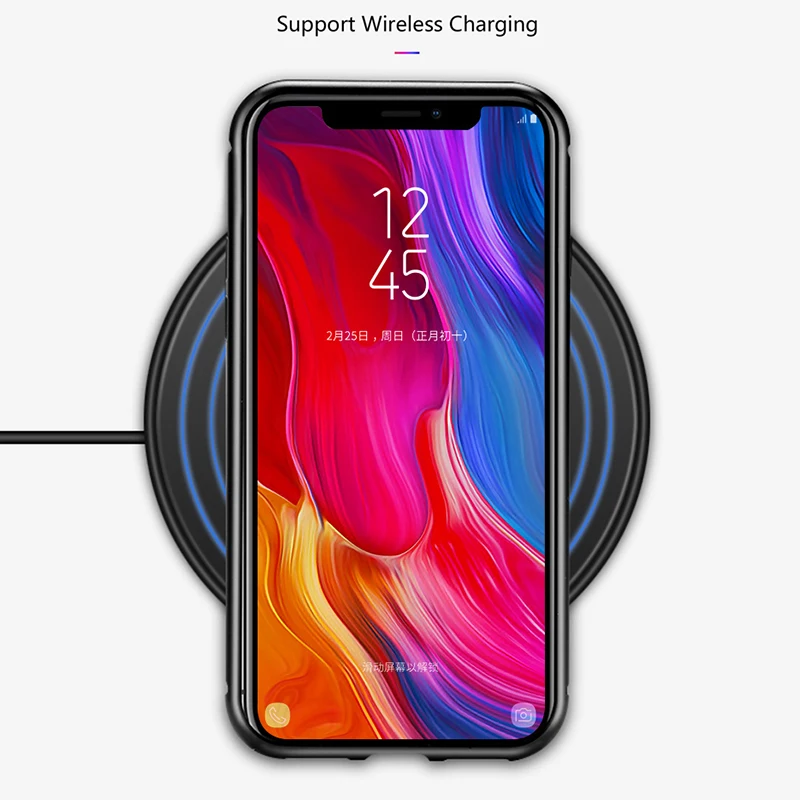 Чехол CHYI со встроенным магнитом для Xiaomi Mi 8 SE прозрачный чехол из закаленного