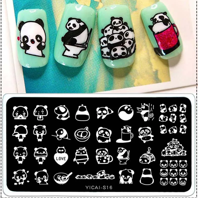 Nail Art Image nimal Printing Stamp Plate с дизайном в форме крыльев Ангела Beautiful Girl Butterfly