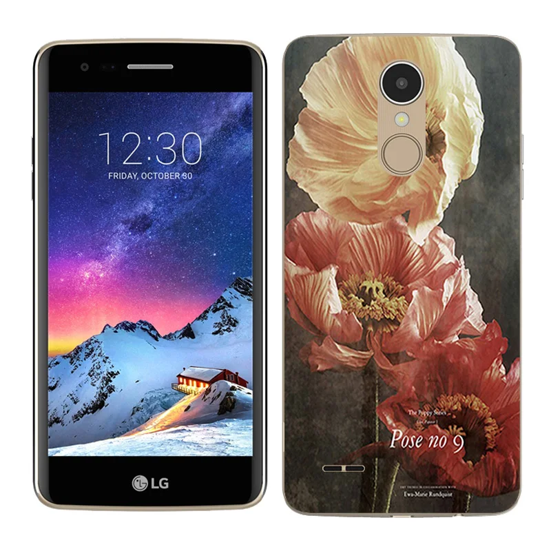 Чехол для Coque LG K8 2017 чехол телефона роскошный из ТПУ и силикона Прозрачный Ультра