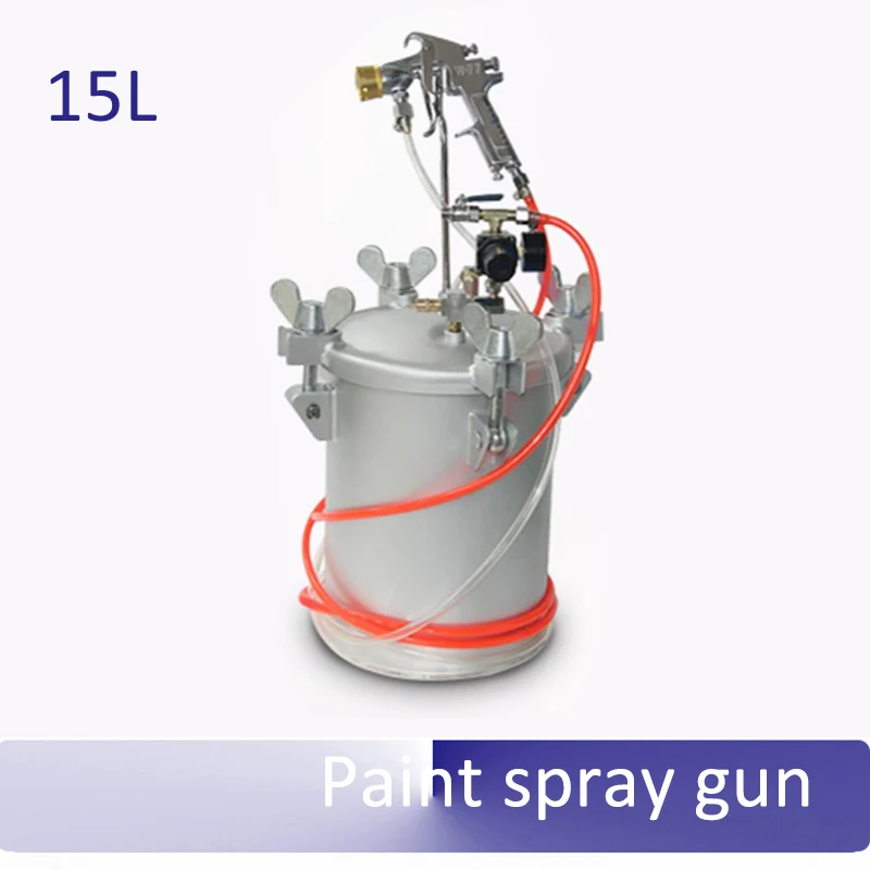 

15L colorful paint spray gun the water-in-water marble latex paint prime sprayer barrel kit