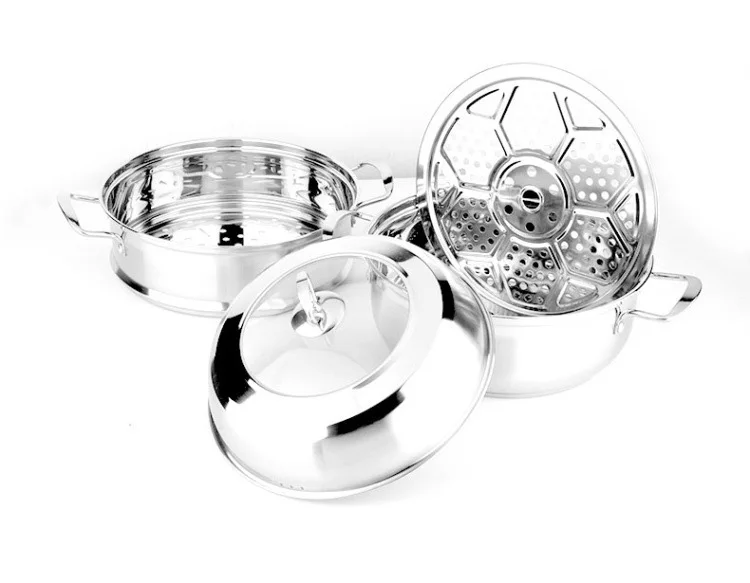 Двойное дно Пароварка из нержавеющей стали толщиной с двойным дном