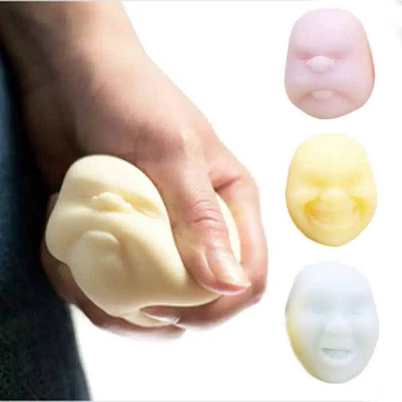 Мини Squishy антистресс лицо питчер винограда мяч аутизм расслабиться кукла рельеф