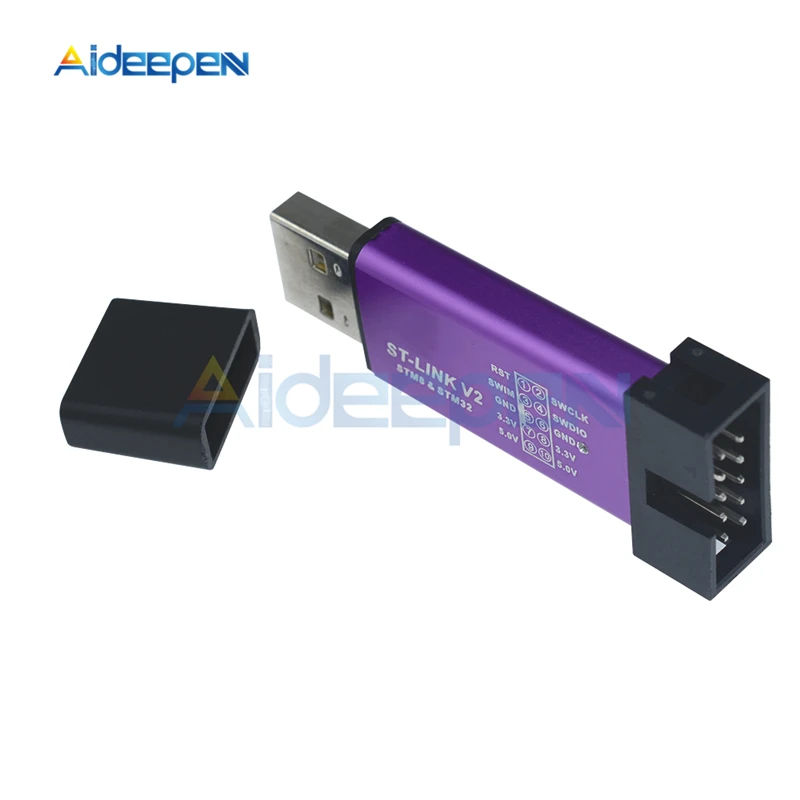 1 шт. ST LINK Stlink Link V2 Mini STM8 STM32 симулятор загрузки программатор программирования с