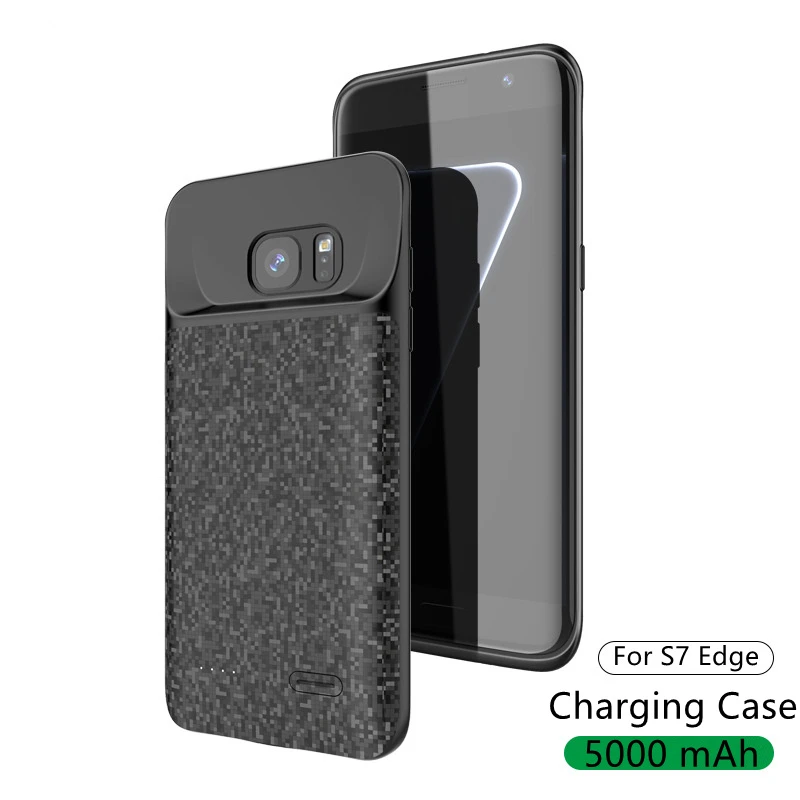 SPCASE 5000 мАч Батарея Зарядное устройство чехол для Samsung Galaxy S7 Edge Portable