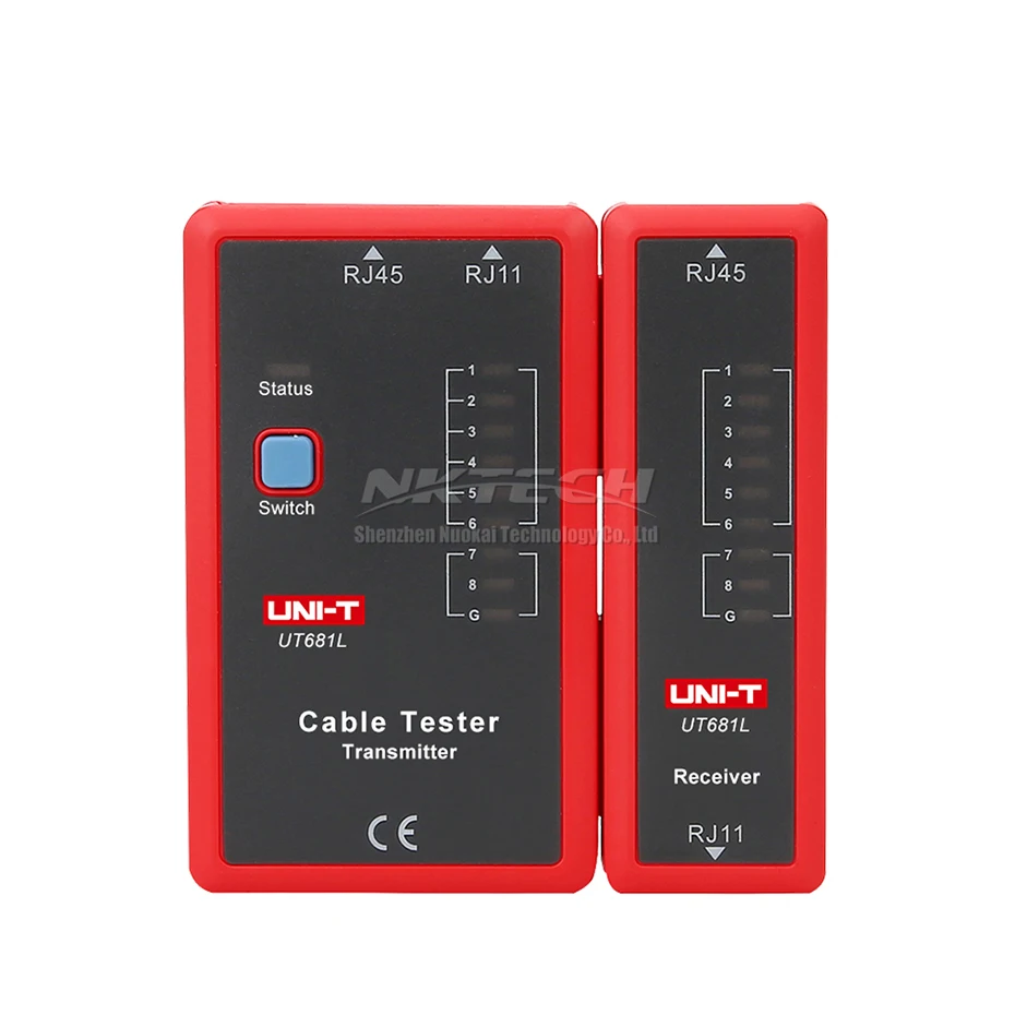 UNI-T UT681L UT681C UT681HDMI Кабельный тестер сетевой кабель трекер метр телефон BNC HDMI MINI-HDMI HD RJ45 RJ11 линейный детектор