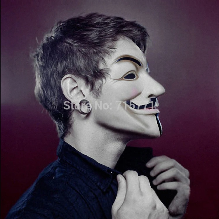 V Anonymous маска Guy fawkes маскарадная вечеринка v Vendetta Fawkes танцевальные маски косплей