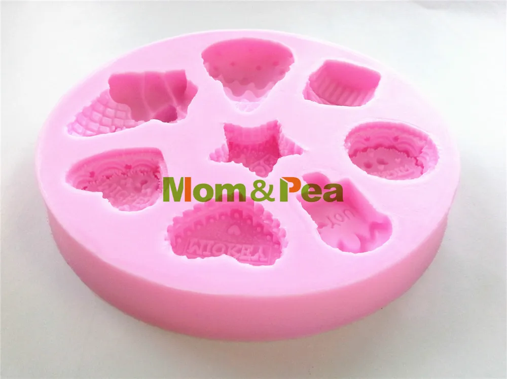 Силиконовая форма в форме мороженого Mom &amp Pea 0474 бесплатная доставка украшение