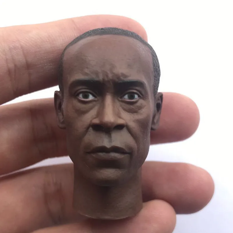 Головка Don Chandler Sculpt масштаб 1/6 шестеренки войны голова черного человека резьба