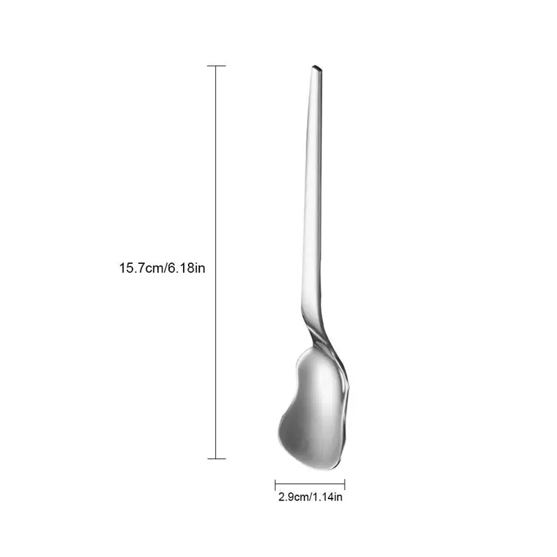 4 шт. корейский набор посуды форма цветка кофе сахар перемешивание ложка
