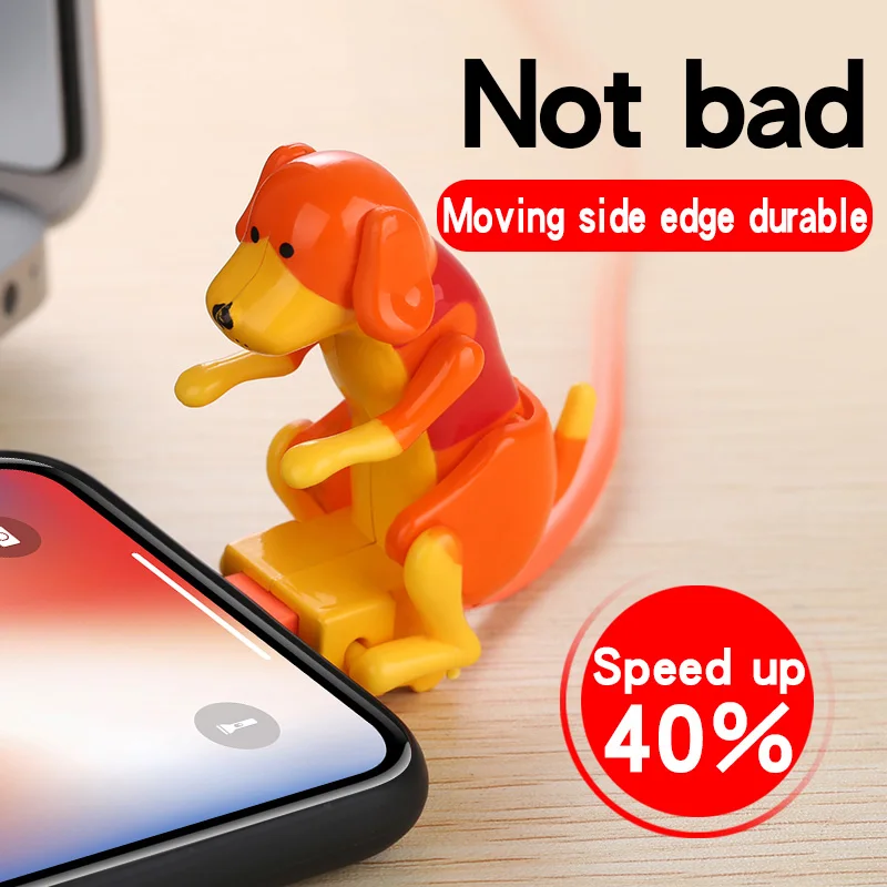 Новинка 2019! мини-игрушка для собак забавный щенок USB кабель зарядки Android iPhone