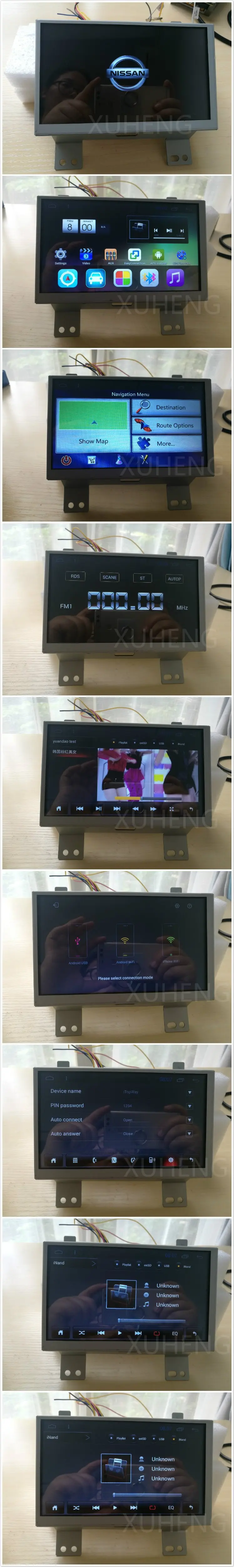 Ips Minitor Android4.44 автомобильный аудио для Nissan Teana J32 Maxima A35 2008- стерео головное устройство видео gps Navi мультимедиа 4G