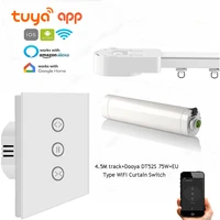 tuya app curtain rails control systemdooya dt52s 75w4 5m or less trackeu type wifi curtain switchsupport alexagoogle home