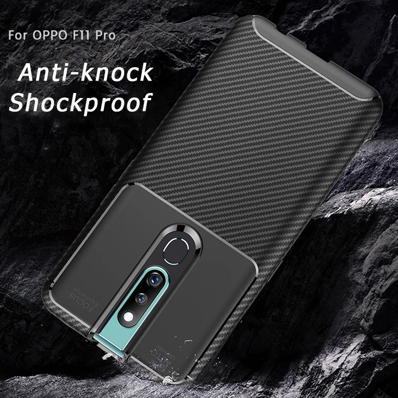 Для Reno 6 47 'для OPPO R17 F11 Pro ультра тонкий чехол из углеродного волокна Мягкий