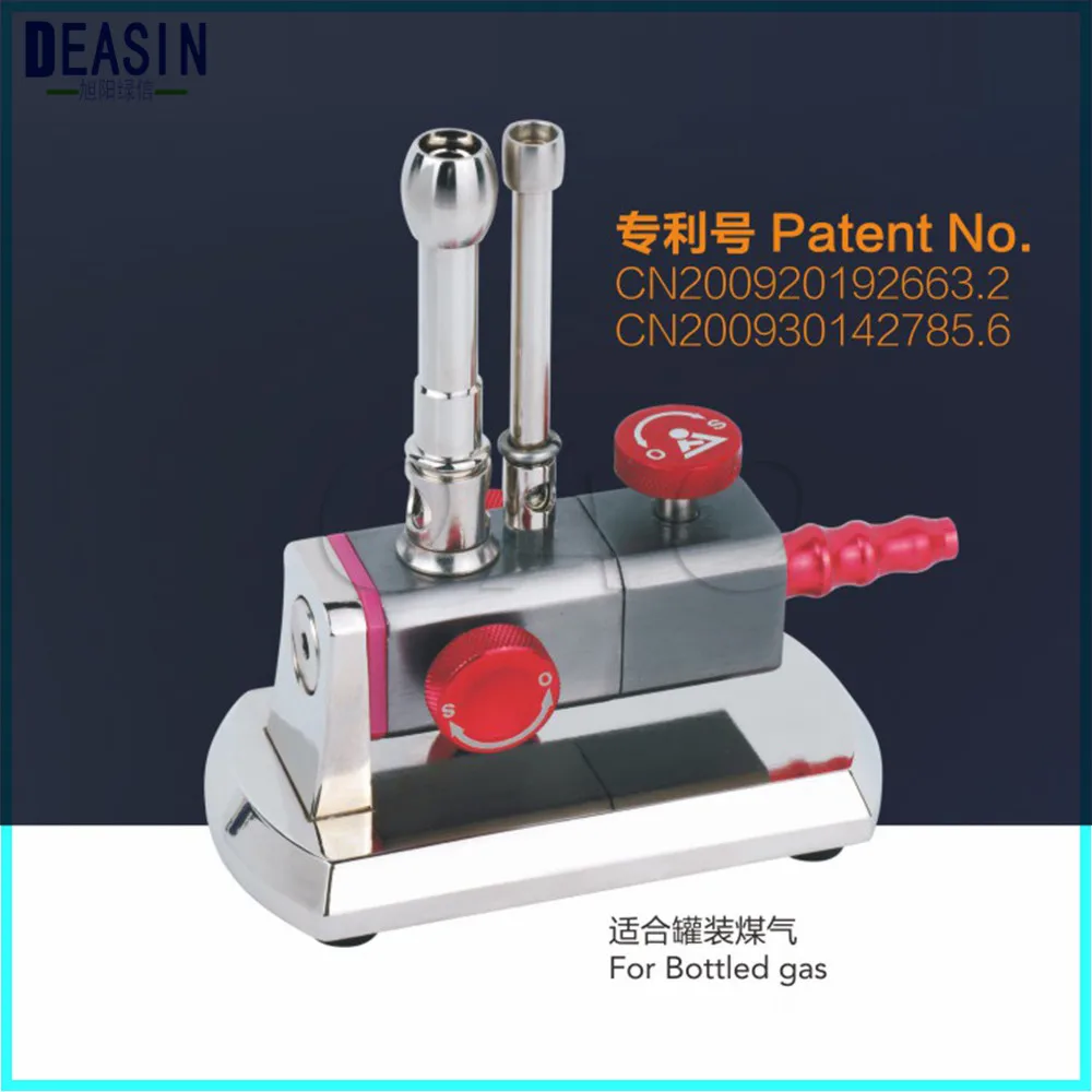 

Dental Lab Equipment Micro Bunsen Burner Double Tube Rotatable Gas Propane Light Dental Lab Equipment
