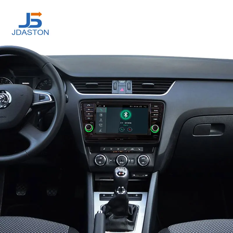 JDASTON Android 8,1 DVD плеер автомобиля для SKODA Octavia 2013 Мультимедиа gps навигации 2 Дин радио ips стерео wi fi SD