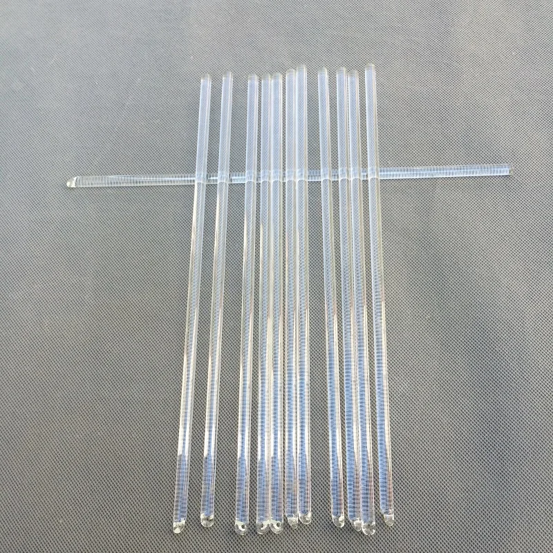 10 шт./лот 8*300 мм круглый хрустальный стеклянный стержень, призма ...