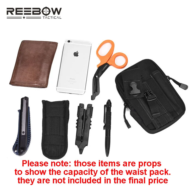 Тактическая уличная спортивная поясная сумка REEBOW универсальная для охоты бега