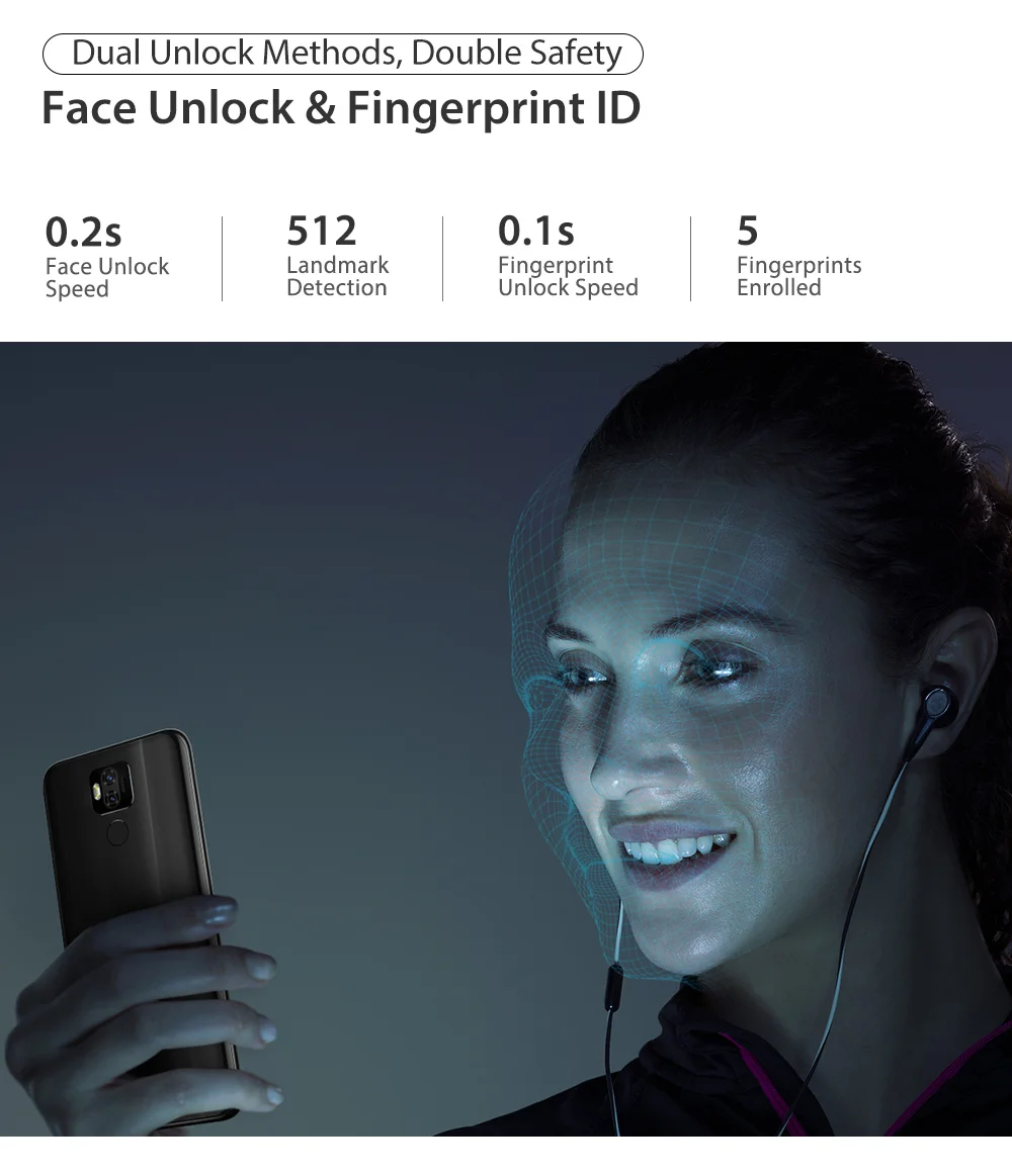 Ulefone power 6, 4 Гб ОЗУ, 64 Гб ПЗУ, четыре ядра, Android 9,0, 4G, мобильный телефон, 6,3 дюйма, 6350 мАч, большая батарея, разблокировка лица, OTG, NFC, смартфон