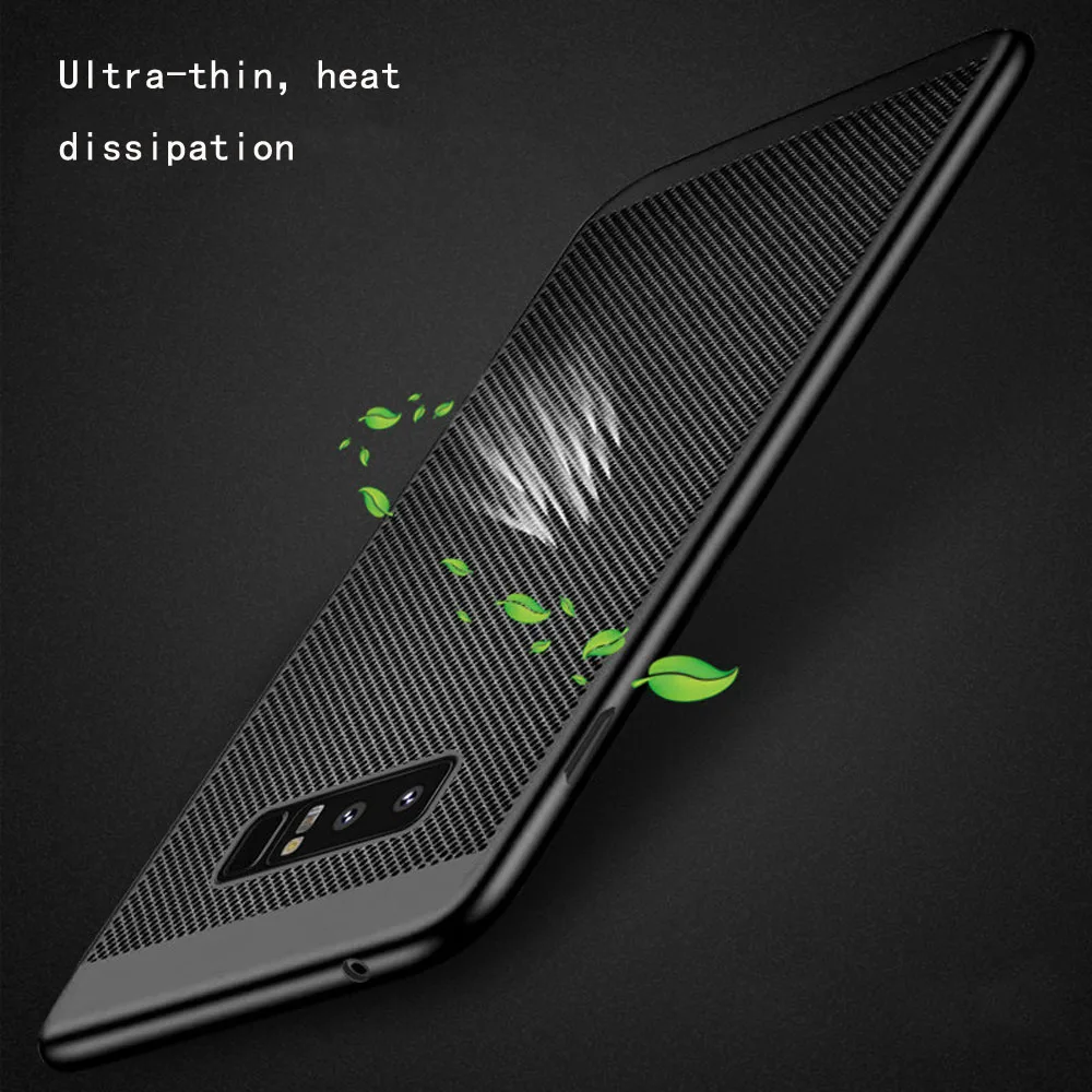 Ультратонкий чехол для телефона samsung Galaxy S9 S8 S7 S6 Edge Plus прозрачный теплоотвод