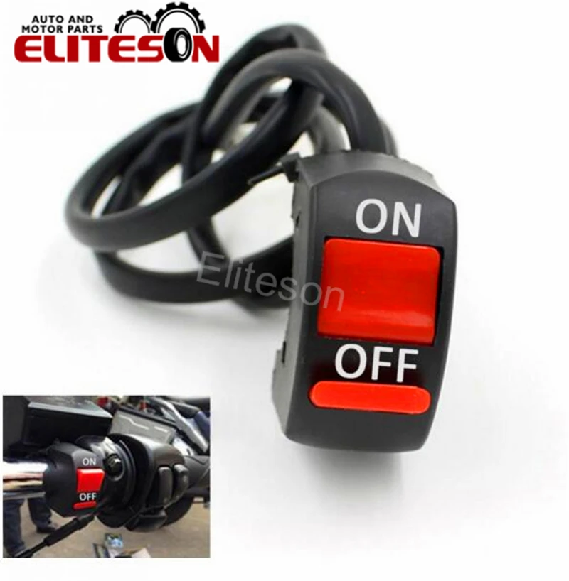 Eliteson 1 шт. универсальный переключатель противотуманных фар для мотоцикла