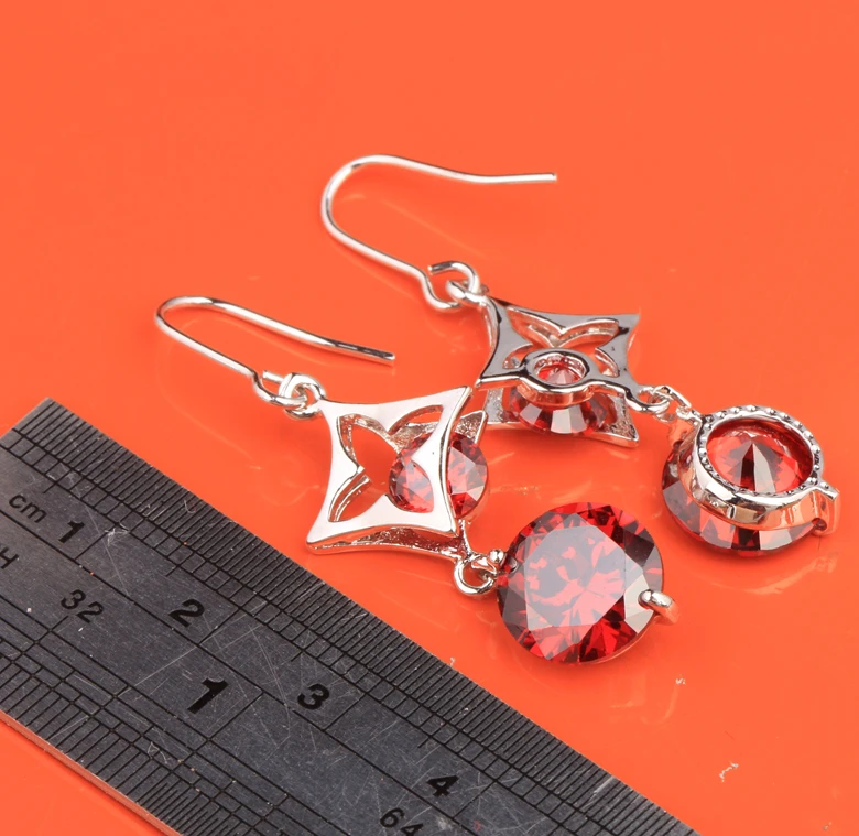 Веселый Звездный светильник темно красный гранатовый серебряное покрытие