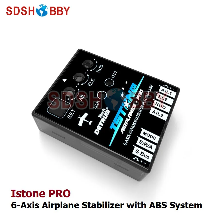 DETRUM IstonePRO 6 осевой гироскоп и стабилизатор с системой ABS для радиоуправляемых