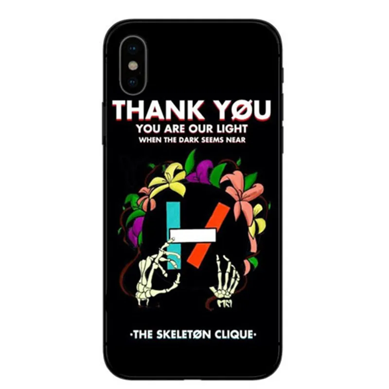 Чехол Twenty One Pilots для iPhone X XS MAX XR 8 7 6 6S Plus 5 5S SE Мягкий ТПУ силиконовый чехол