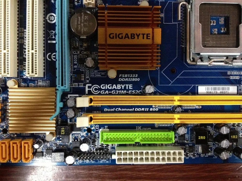 Бесплатная доставка 100% оригинальная материнская плата для Gigabyte GA-G31M-ES2C G31 DDR2 LGA775